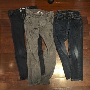 Gray and Blue Classic Denim Jeans